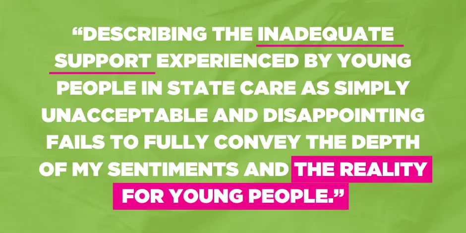 Our Care System is causing harm – enough is enough!
