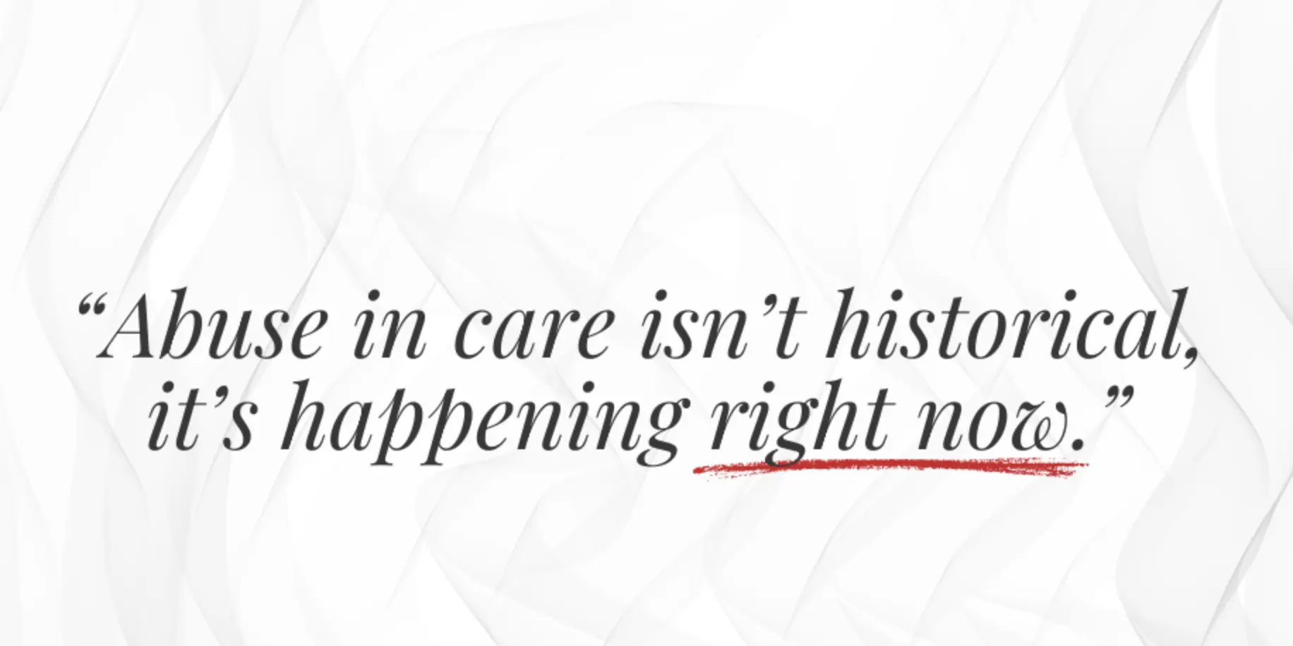 One year on from historical apology: